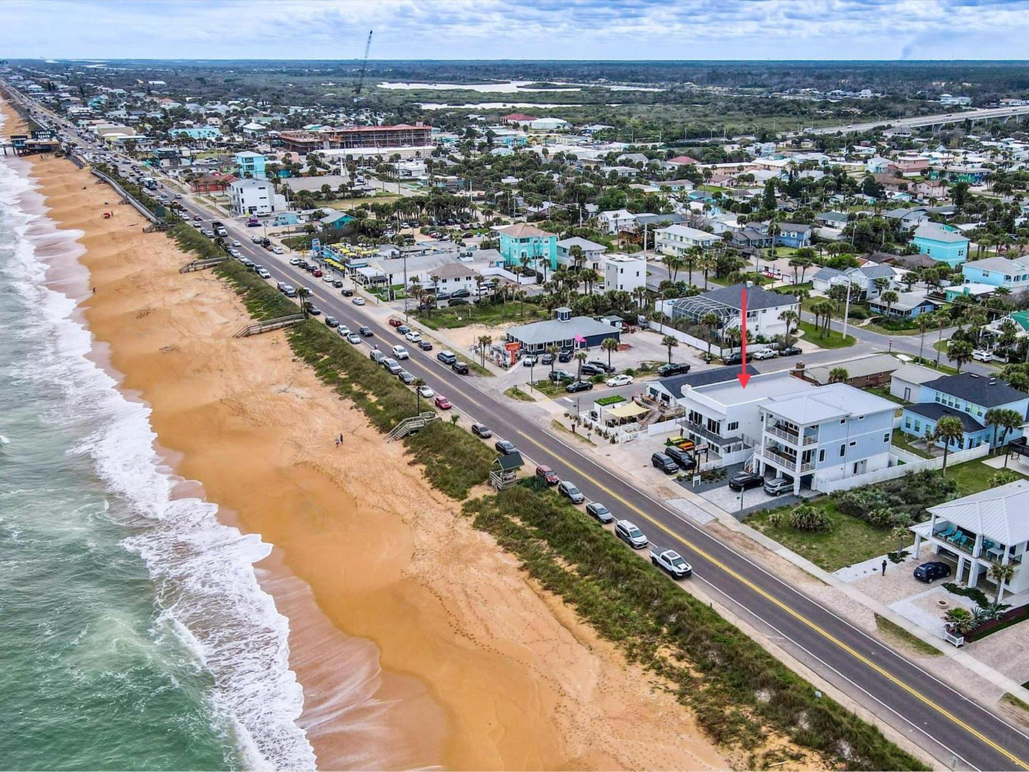 Ocean Front Flagler Beach Sleeps 5 People Apartment Exterior photo