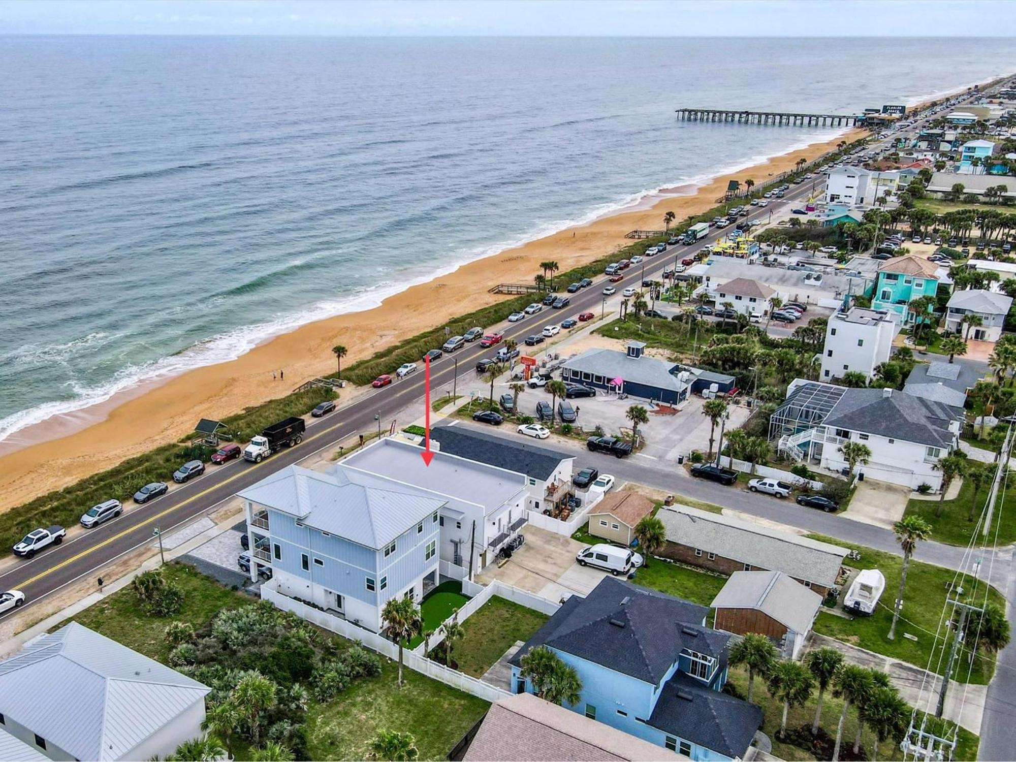 Ocean Front Flagler Beach Sleeps 5 People Apartment Exterior photo