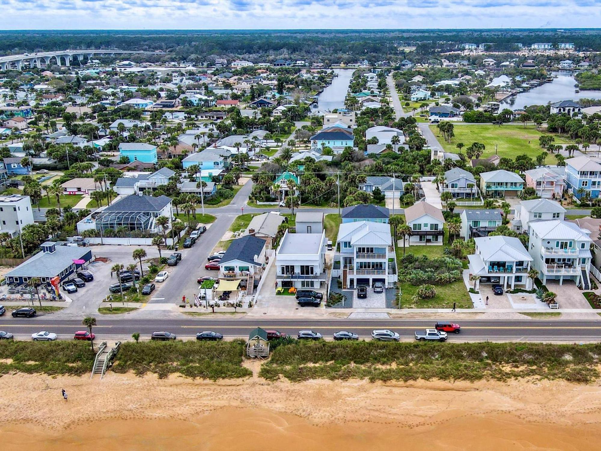 Ocean Front Flagler Beach Sleeps 5 People Apartment Exterior photo