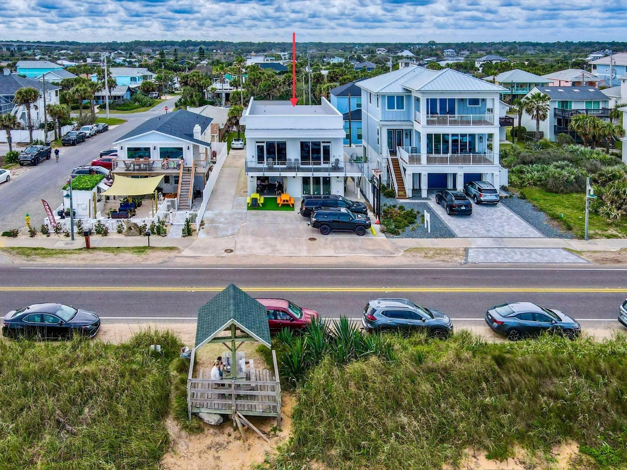 Ocean Front Flagler Beach Sleeps 5 People Apartment Exterior photo